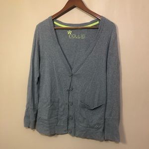 Women’s gray cardigan